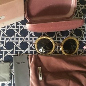Authentic miu miu sunglasses